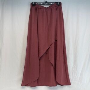 Reitmans High Low Skirt Lightweight Rose Women’s Size 6 New with tag
